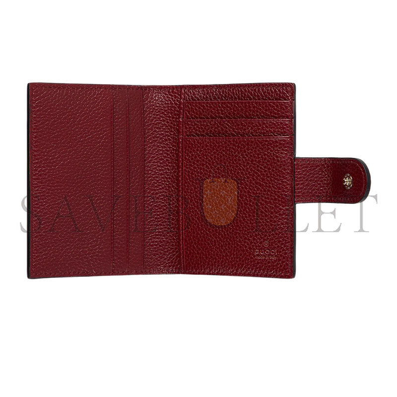 GUCCI BI-COLOUR GG MARMONT CARD CASE 855484 (11*8*2cm)